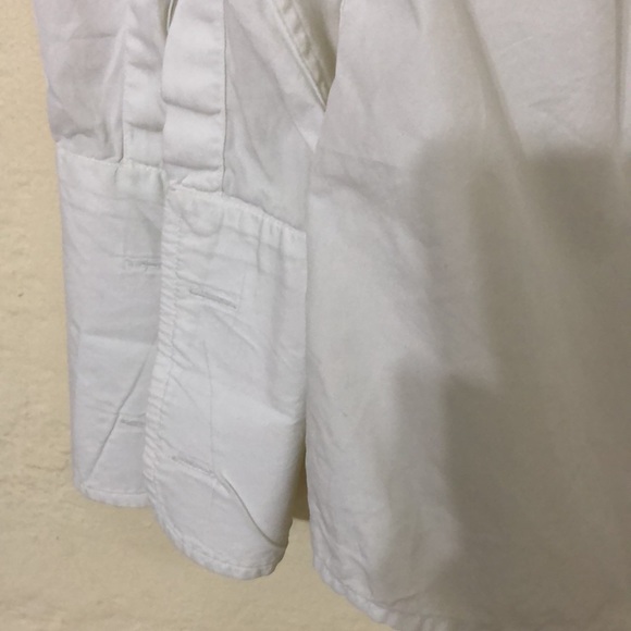 YvesSaintLaurent white shirt long sleeves sz38-15 - Picture 7 of 8